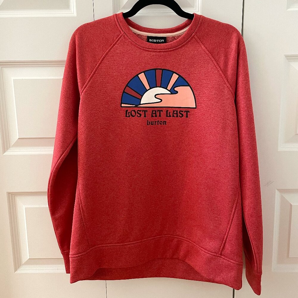 Burton Women Pullover Crew Sweatshirt Medium